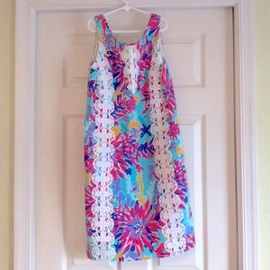 Lilly Pulitzer size 6 shift dress multi colors